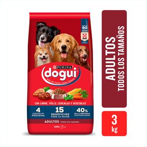 Alimento perro DOGUI adu ltos 3 kg
