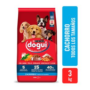 Alimento perro DOGUI cachorros 3 kg