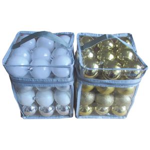 ADORNO DE NAVIDAD plastico 6 cm 36 piezas