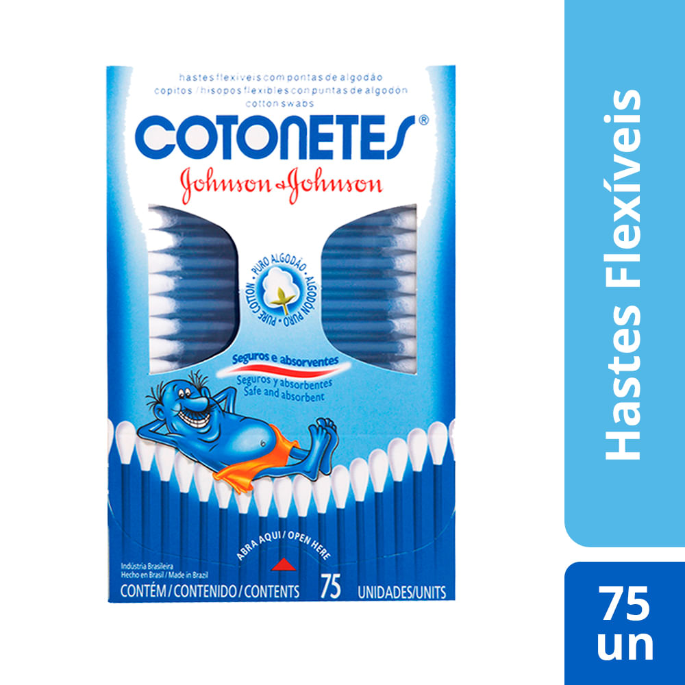 Hisopos Cotonetes estuche 75 u