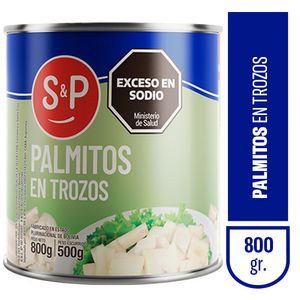 Palmitos S&P trozos 800 grs