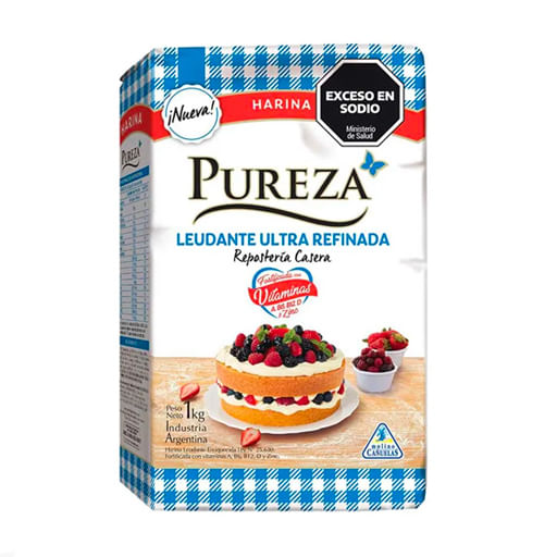 Harina Pureza leudante vitamina D 1 kg