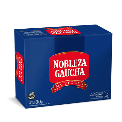 Mate cocido Nobleza Gaucha sin ensobrar 50 saquitos