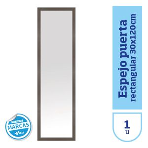 Espejo para puerta rectagular 30120 cm