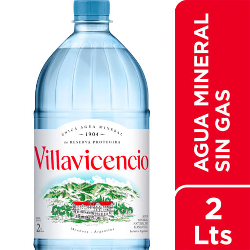 Agua mineral Villavicencio 2 lt
