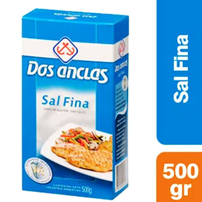 Sal Dos Anclas Fina Estuche 500 gr.