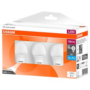 Lampara led ledvance classic 9w fria 3 u