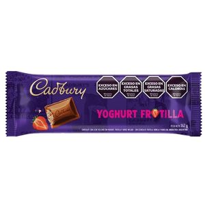 Chocolate Cadbury relleno yogurt frutilla 162 gr