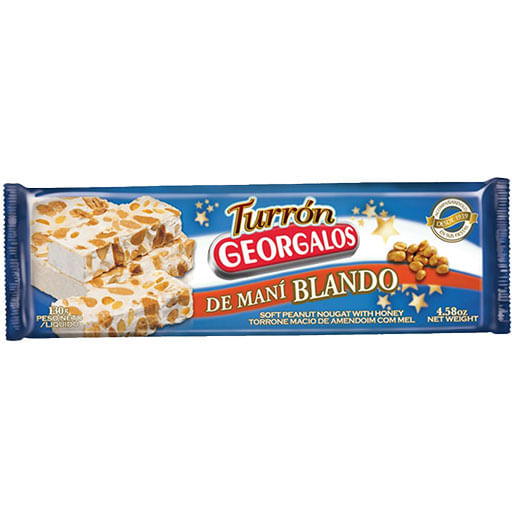 Turron de mani Georgalos blando 130 gr