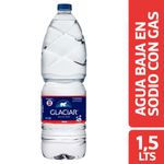 Agua con gas Glaciar botella 1.5 lt