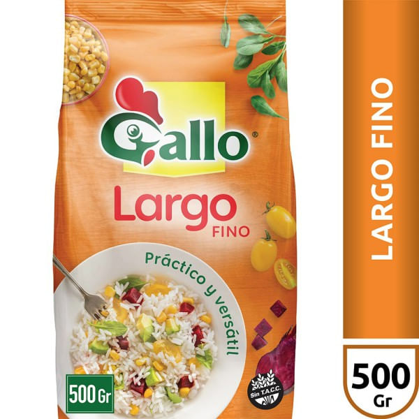 Arroz largo fino Gallo 500 gr
