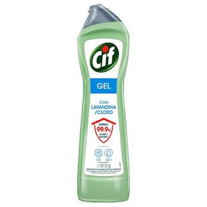 Limpiador en gel Cif ultrablanco con lavandina 513 gr