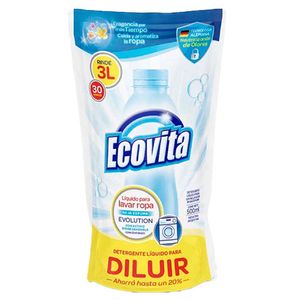 Jabon liquido Ecovita para diluir evolution doy pack 500 ml