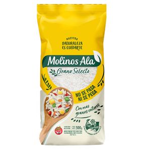 Arroz parboil MOLINOS ALA g.sel. x500gr