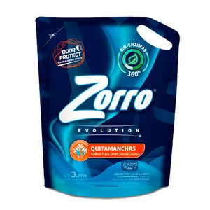 Jabon liquido Zorro evolucion quitamanchas 3 kg