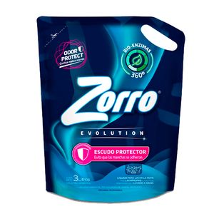 Jabon liquido Zorro evolution escudo protect 3 lt