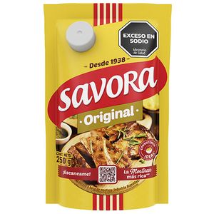 Mostaza Savora original doy pack 250 gr