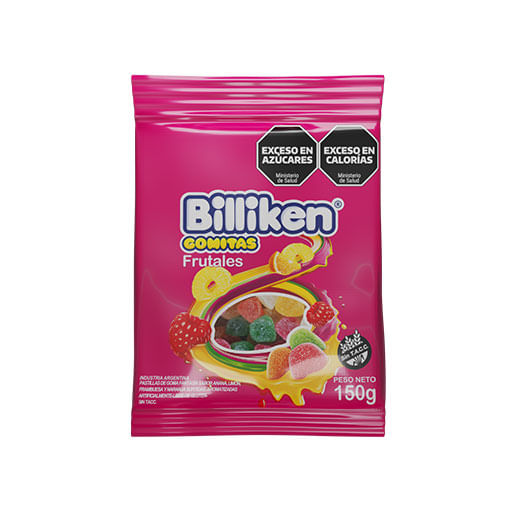 Gomitas Billiken Frutales 150 gr