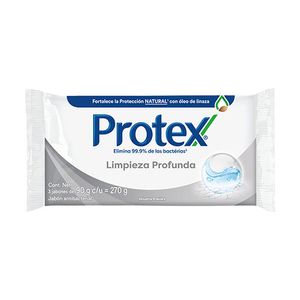 Jabon Protex limpieza profunda 3 ud 90 gr