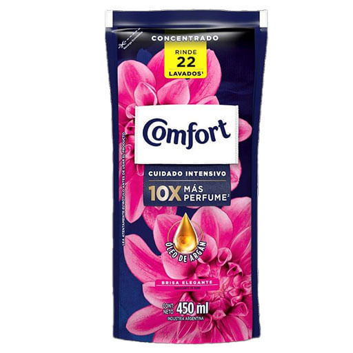 Suavizante Comfort concentrado brisa elegante doy pack 450 ml