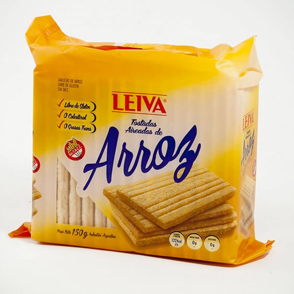 Tostadas arroz Leiva clasicas 150 gr
