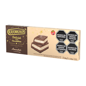 Tableta Georgalos chocolate relleno de almendras 100 gr