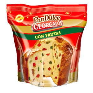 Pan dulce Georgalos con frutas 400 gr