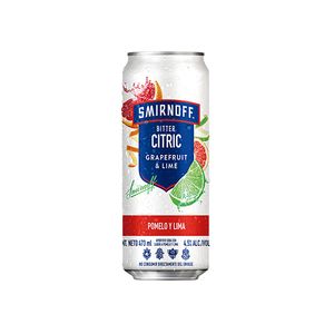 Aperitivo Smirnoff grapefruit lima lata 473 cc