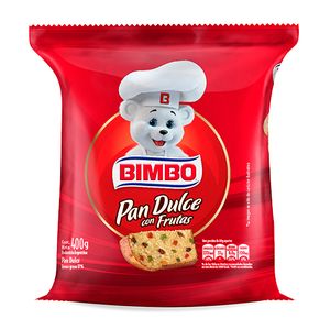 Pan dulce BIMBO con frutas 400 gr