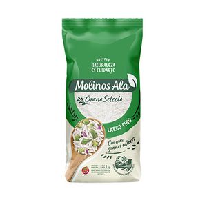 Arroz largo fino MOLINOS ALA g.sel. x1kg