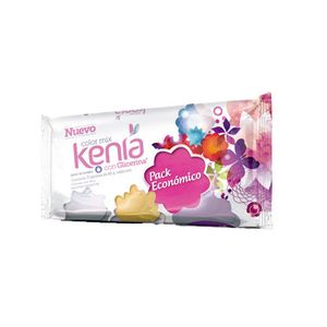 Jabon tocador Kenia color mix 3 x 90 gr
