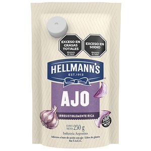 Mayonesa Hellmans ajo doy pack 250 gr