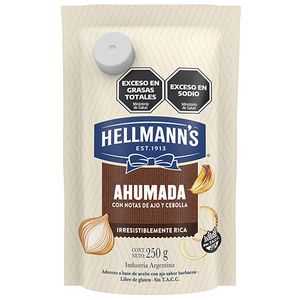 Mayonesa Hellmanns ahumada doy pack 250 gr