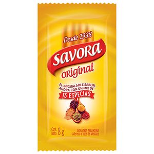 Mostaza SAVORA original sachet 192 u 8 gr