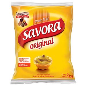Mostaza Savora original bolsa 3 kg