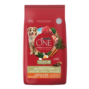 Alimento para perro One carne mediano grande 6 kg