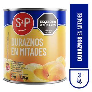 Durazno S&P mitad 3 kg
