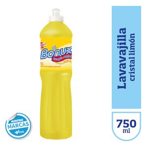 Lavavajilla Bonux cristal limon 750 cc