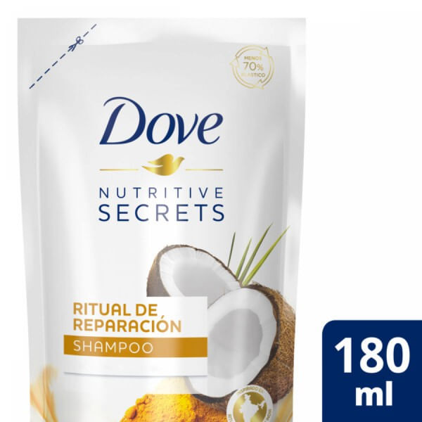 Shampoo Dove ritual reparacion doy pack 180 ml