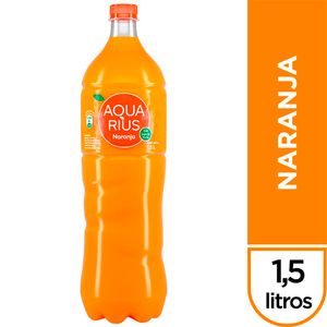 Agua saborizada Aquarius naranja 1.5 lt