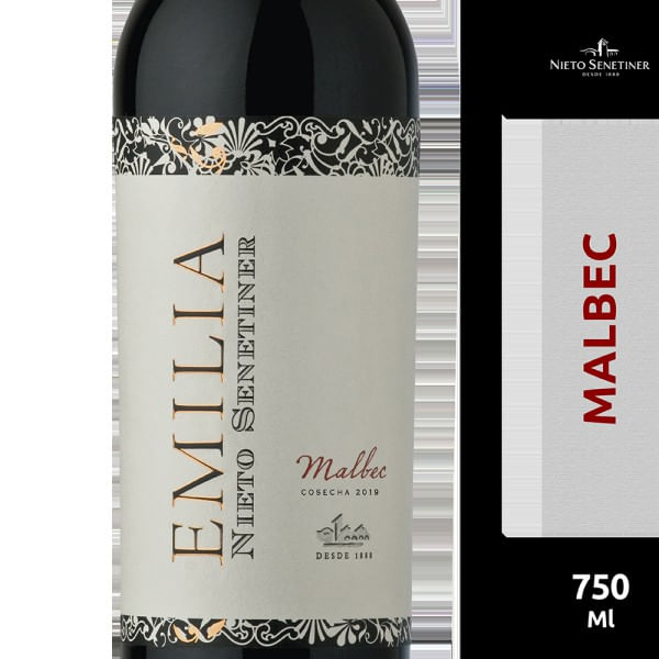 Vino Emilia malbec 750 cc