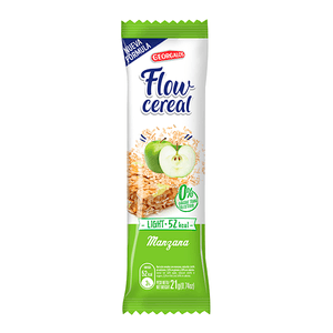 Barra cereal Flow light manzana 21 gr