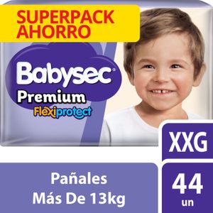 Pañal Babysec Premium soft jumbopack XXG 44 u