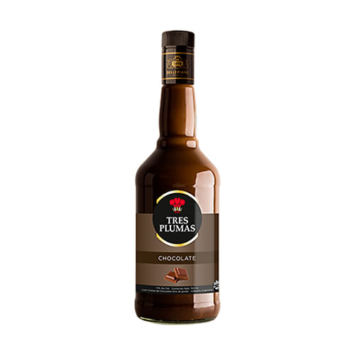 Licor 3 Plumas chocolate 700 cc