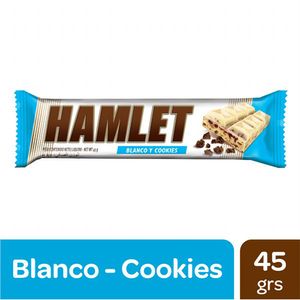 Chocolate Ha mlet blanco con galletas 45 gr