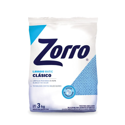 DET B/E ZORRO CLASICO PQ X3KG