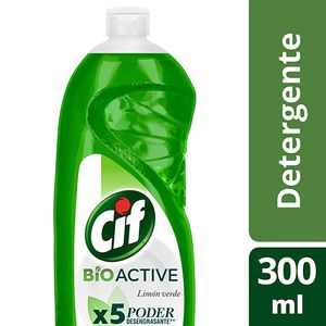 Lavavajillas Cif Bio Active limon verde 300 cc