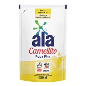 Jabon Ala Camellito ropa fina regular doy pack 900  cc