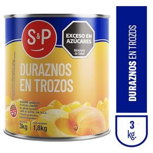 Durazno S&P en trozos 3 kg
