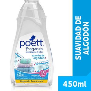 Perfumante Poett Fraganza suavidad de algodon repues. 450 cc
